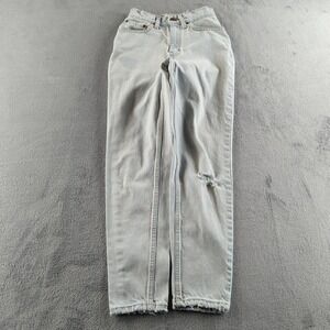 Vintage Levis Jeans Womens Size 8‎ Light Blue 512 Slim Fit Tapered Leg Made USA
